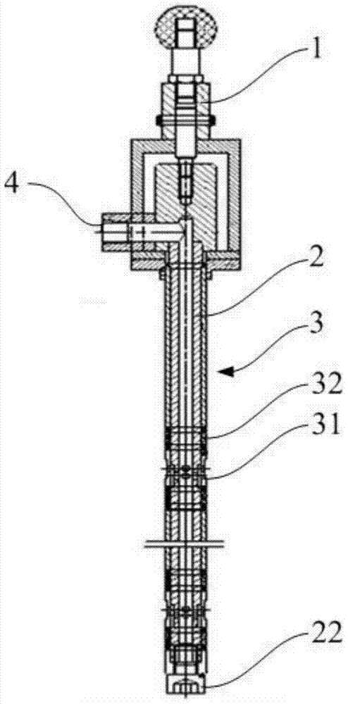 Piston Cooling Spray Hook Targeting Test Tool