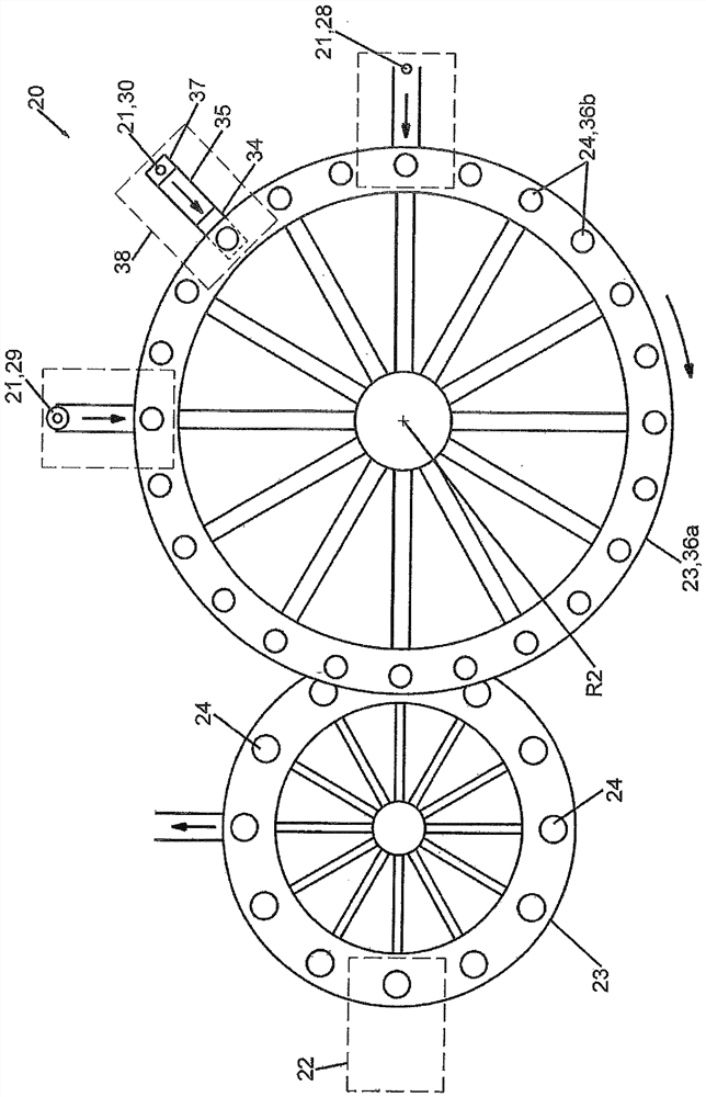 Method and insertion device for inserting a circular blank ring into an outer ring of a circular blank