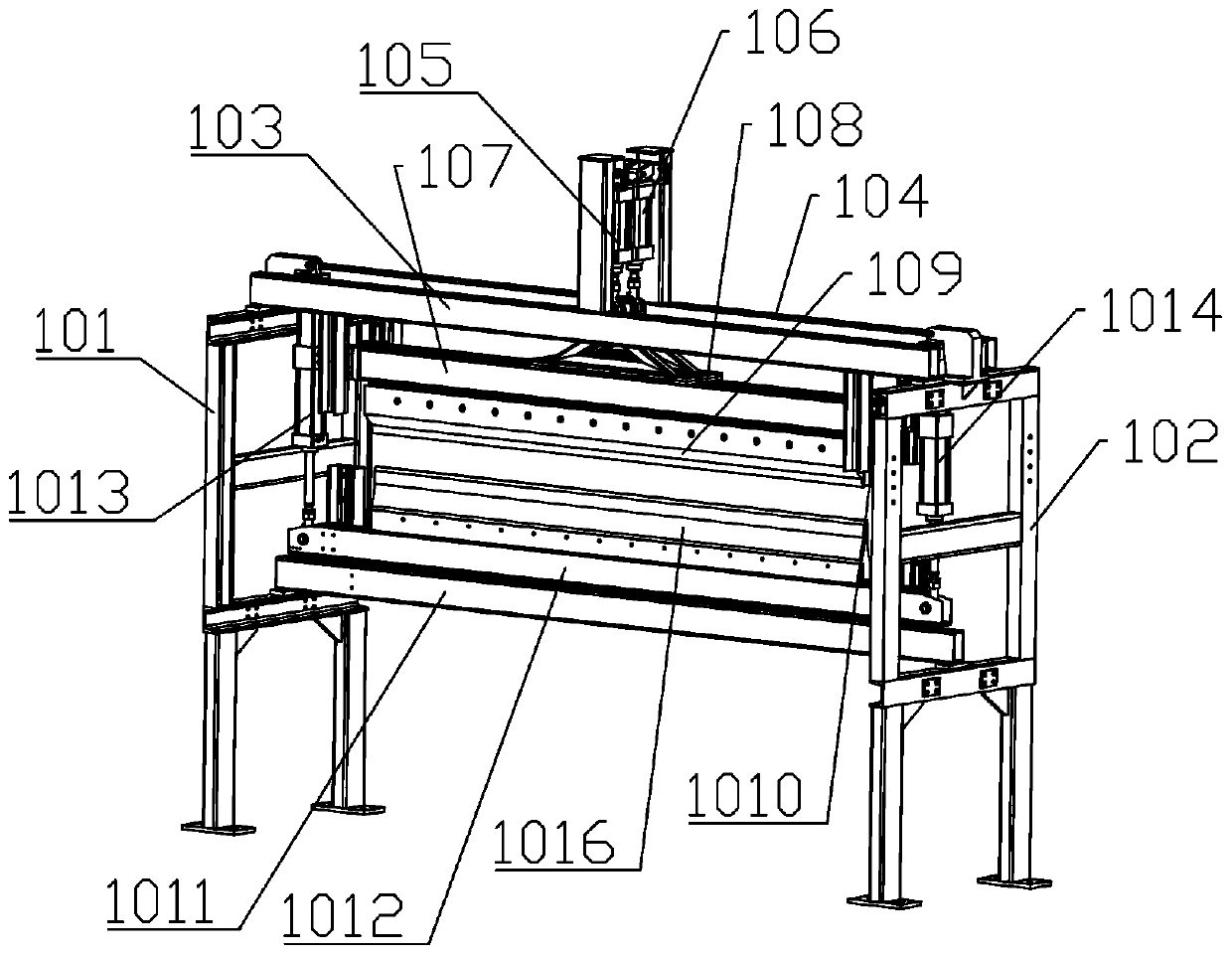 Automatic glass breaking device