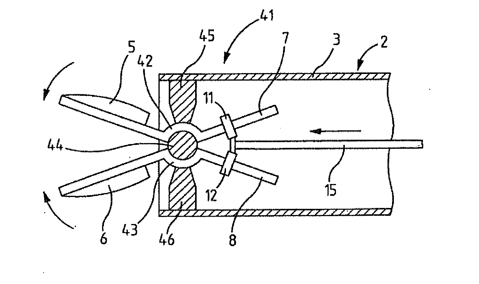 Surgical jaw instrument having a slide system