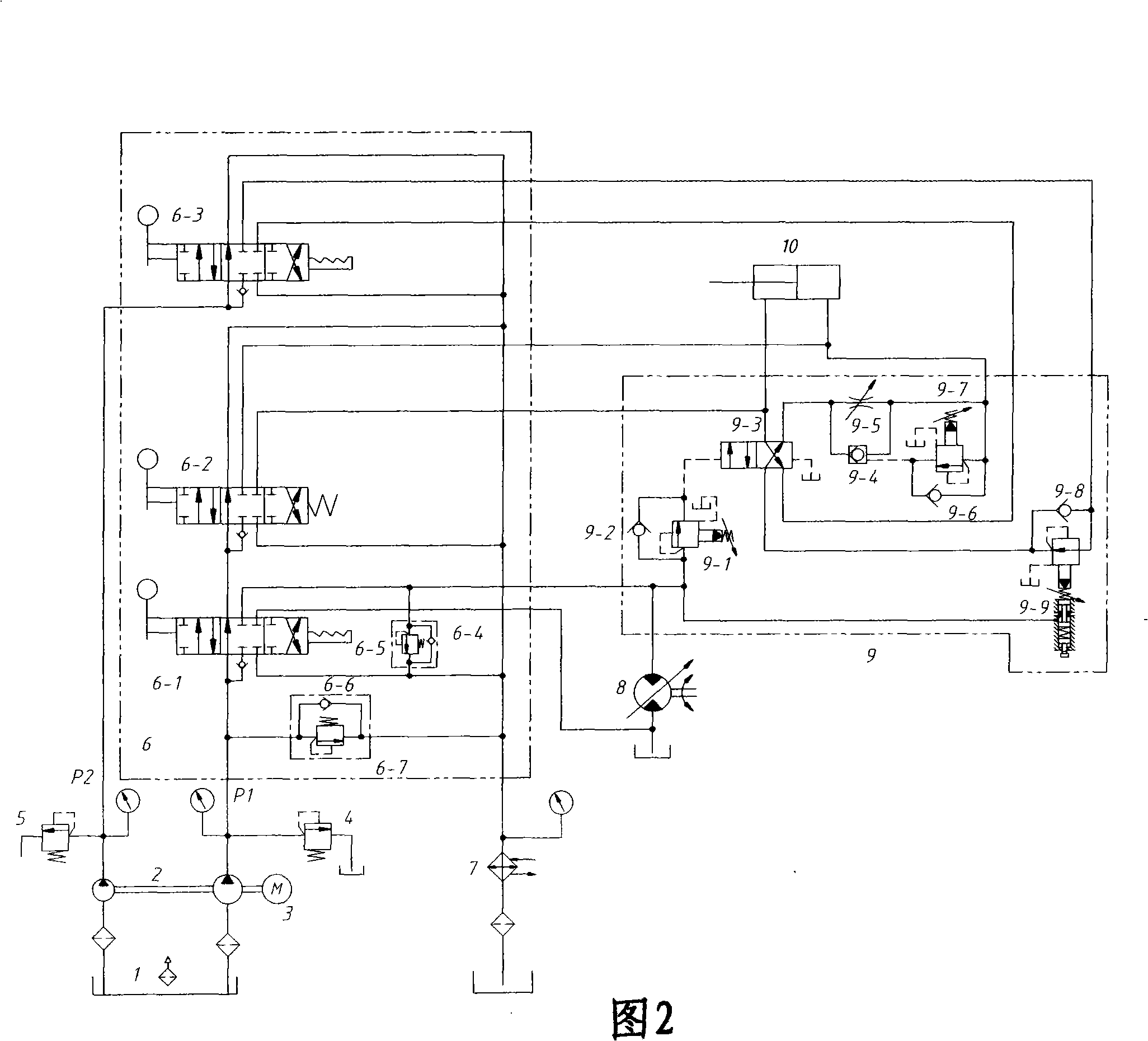 Implementation of jog-opening, adaptive ability and automatic anti-blocking and rotating function of drill