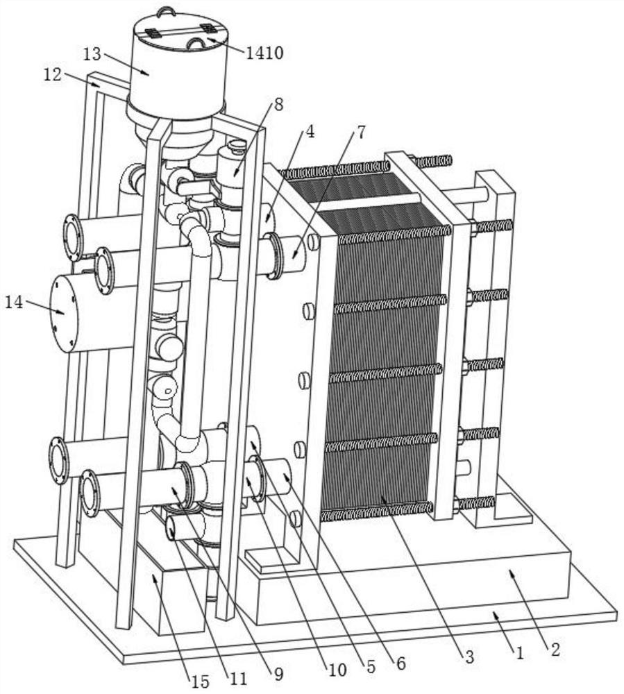 Plate type heat exchanger with sufficient and uniform heat exchange