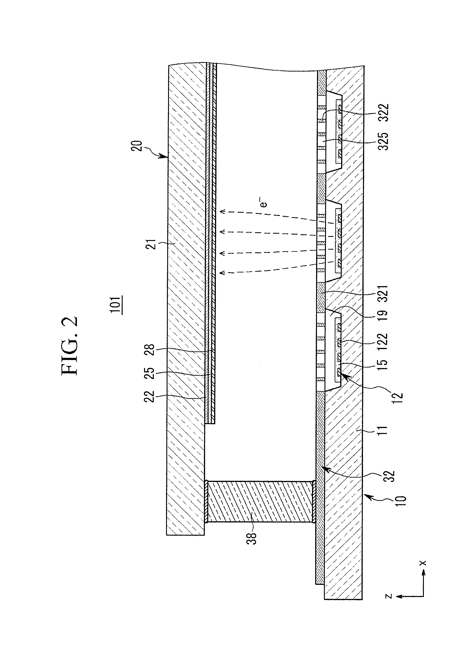 Light emission device and display device using the same