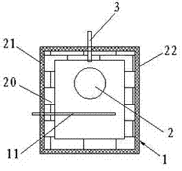 Tunnel type optical wave roasting furnace