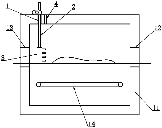 Antibacterial polyester staple fiber and processing equipment thereof