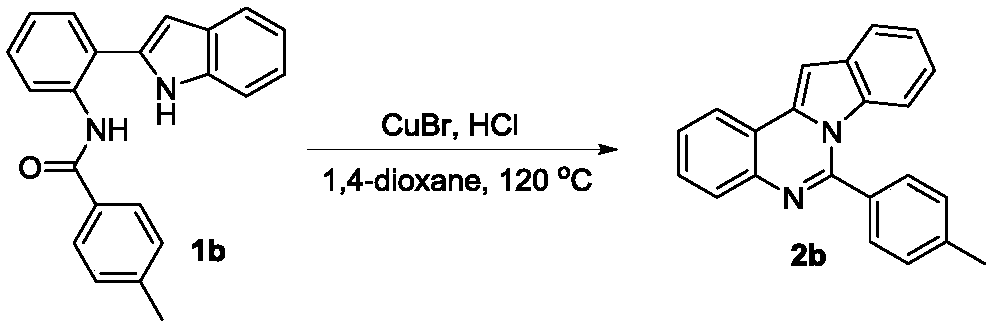 Method for synthesizing indole[1,2-c]quinazoline compounds