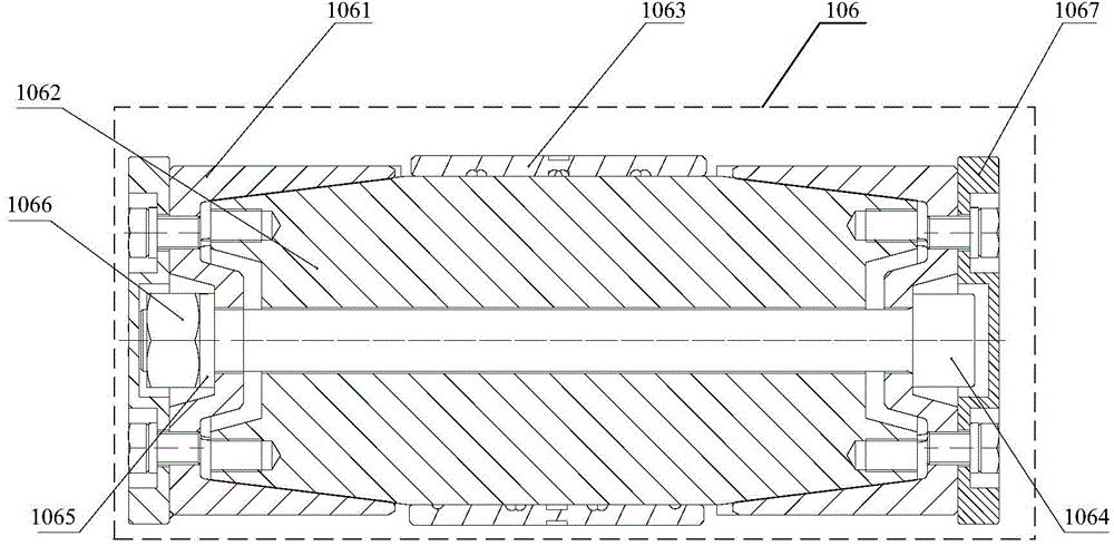 Hinge pin device and coal mining machine