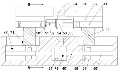 Double-rail equipment capable of automatically advancing and adjusting distance