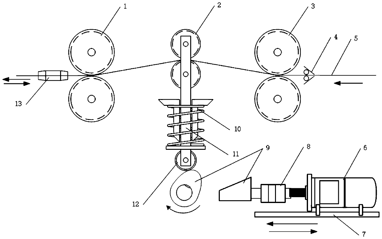 Droplet transfer control device and control method for gas shielded welding based on droplet resonance principle