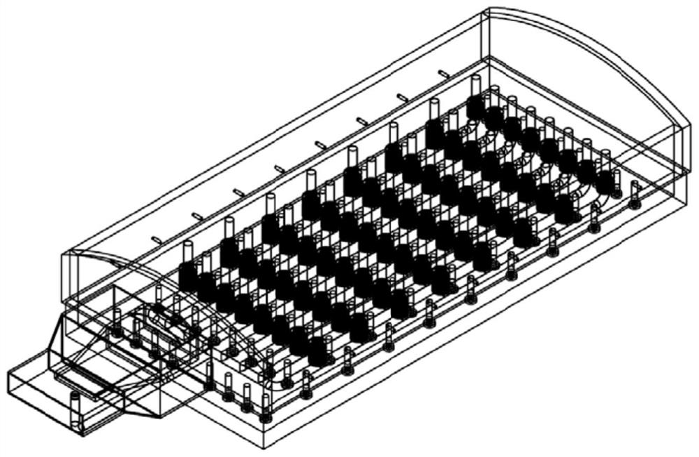 Glass kiln and method for fluxing glass by using high-temperature flue gas