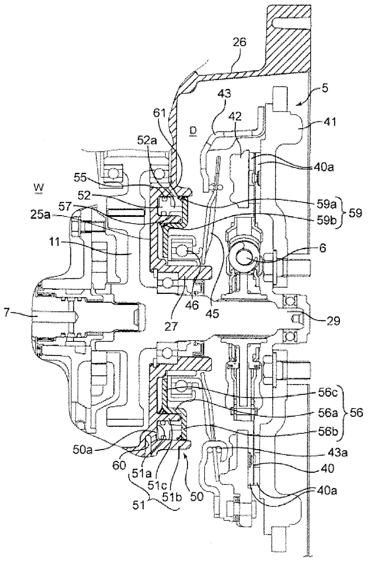 Power transmission device for vehicle