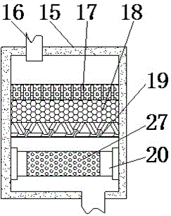 Dust removal device for leather processing