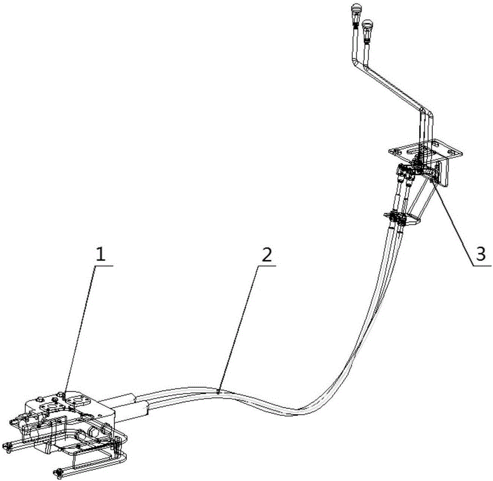 Single-rod control mechanism