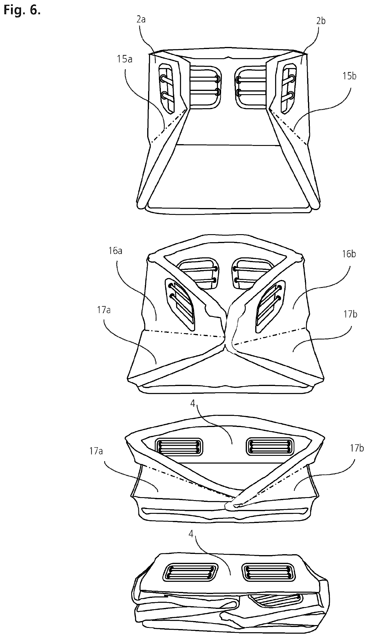 Inflatable transport box