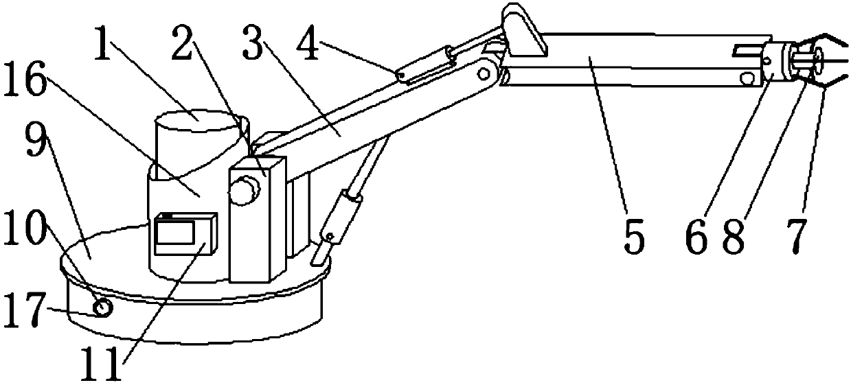 Industrial mechanical arm device