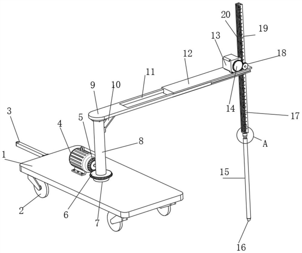 Oil exploration and development sampling device flexible to adjust