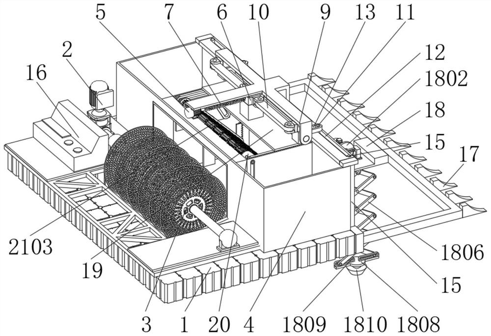 Rotating disc aerator for river sewage treatment and use method thereof