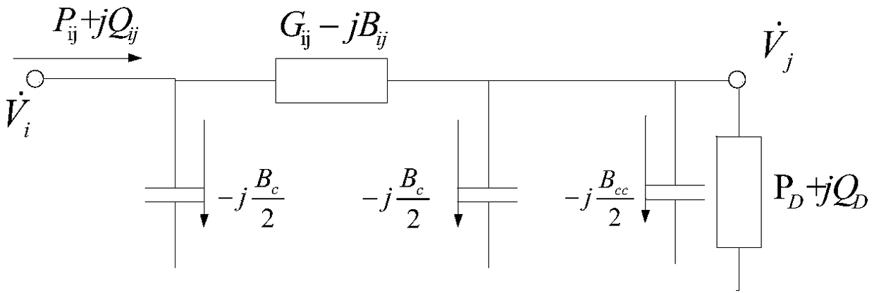 Voltage-reactive power relevantly varied reactive power compensation demand acquisition method