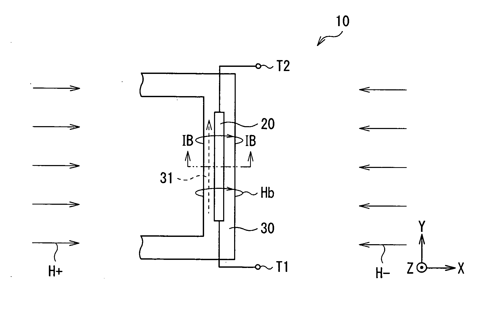 Magnetic sensing device and method of forming the same