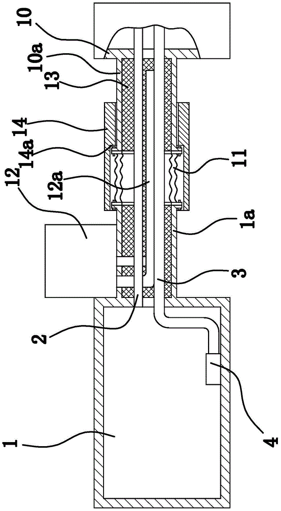 Cooling device for aluminum plating equipment