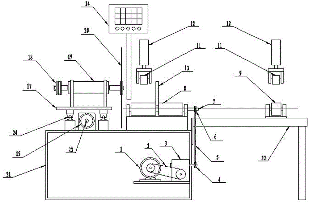 Silicon rod rotary floating cutting CNC machine tool