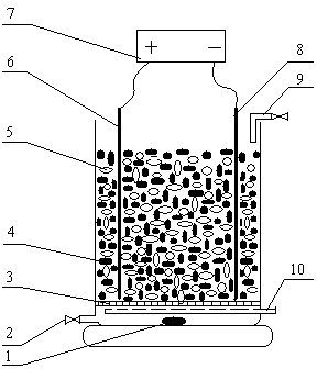 Insulation particles of three-dimensional electrode reactor and preparation and application method thereof