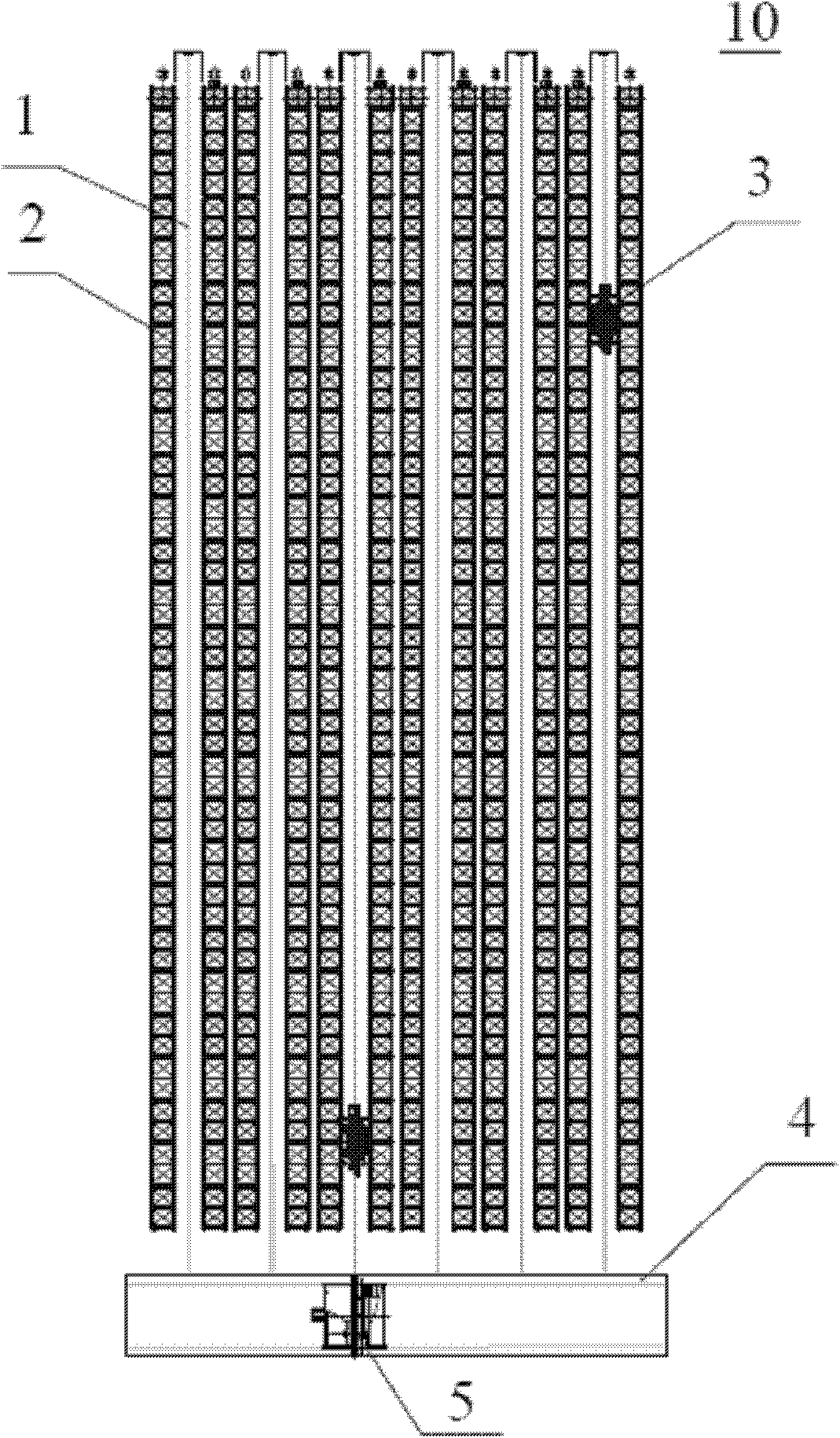 Shunt device, shunt system with same, and shunting method