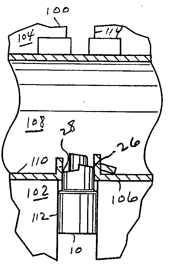 Punch, apparatus and method for forming opposing holes in a hollow part, and a part formed therefrom