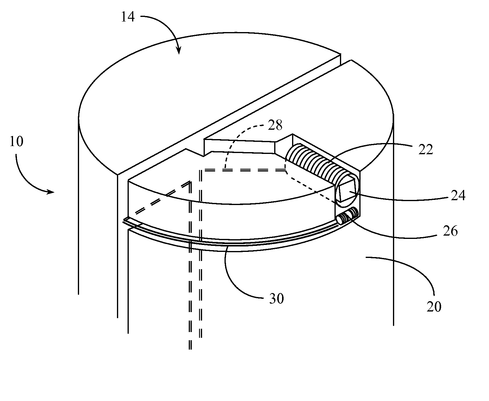 Apparatus and method for second-layer through-bushing inspection of aircraft wing attachment fittings using electric current perturbation