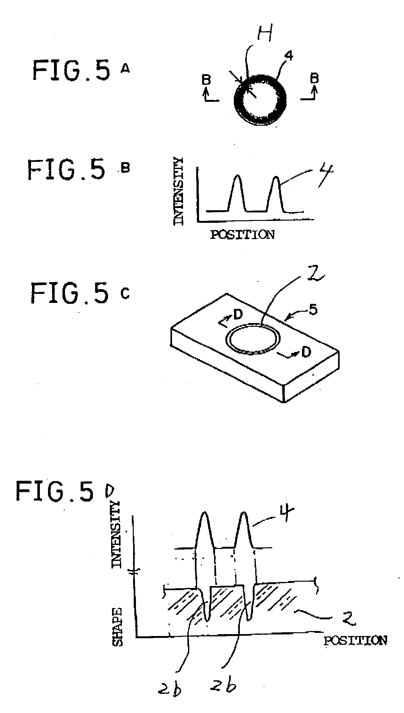 Method for processing by laser, apparatus for processing by laser, and three-dimensional structure
