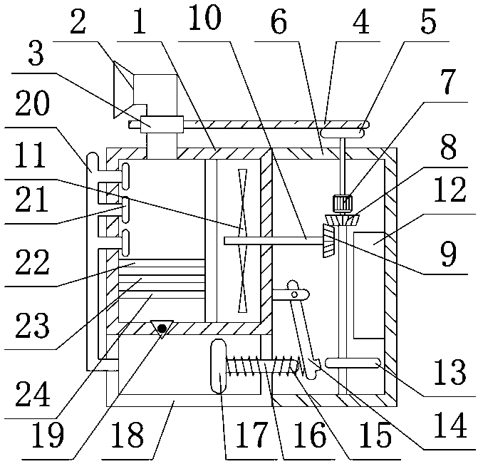 Dustproof highway construction surveying apparatus