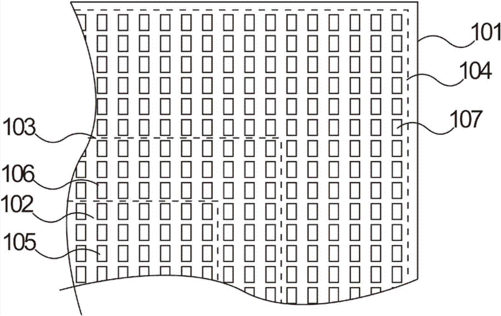 Metal meshed plate and evaporation mask device