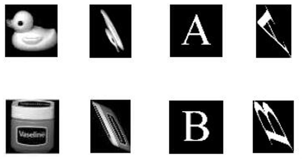 Image feature extraction method based on transformed image moment affine invariant