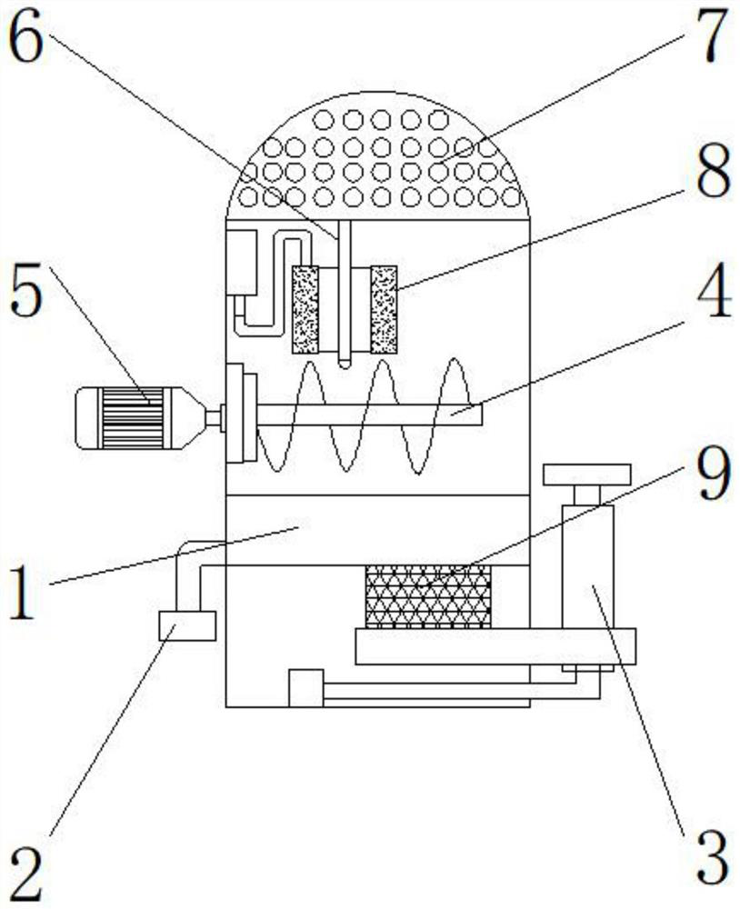 Rainwater collecting and irrigating system for municipal roads