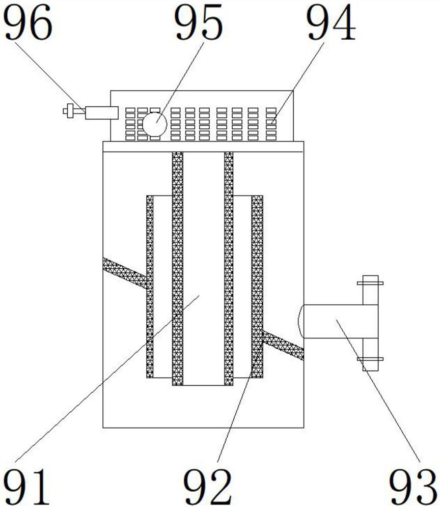 Rainwater collecting and irrigating system for municipal roads