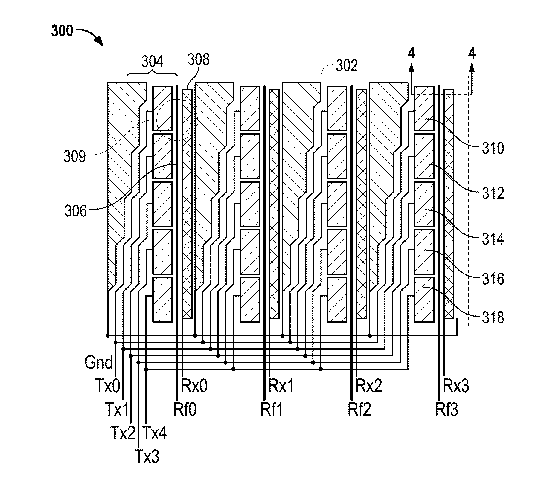 Device and method for localized force and proximity sensing