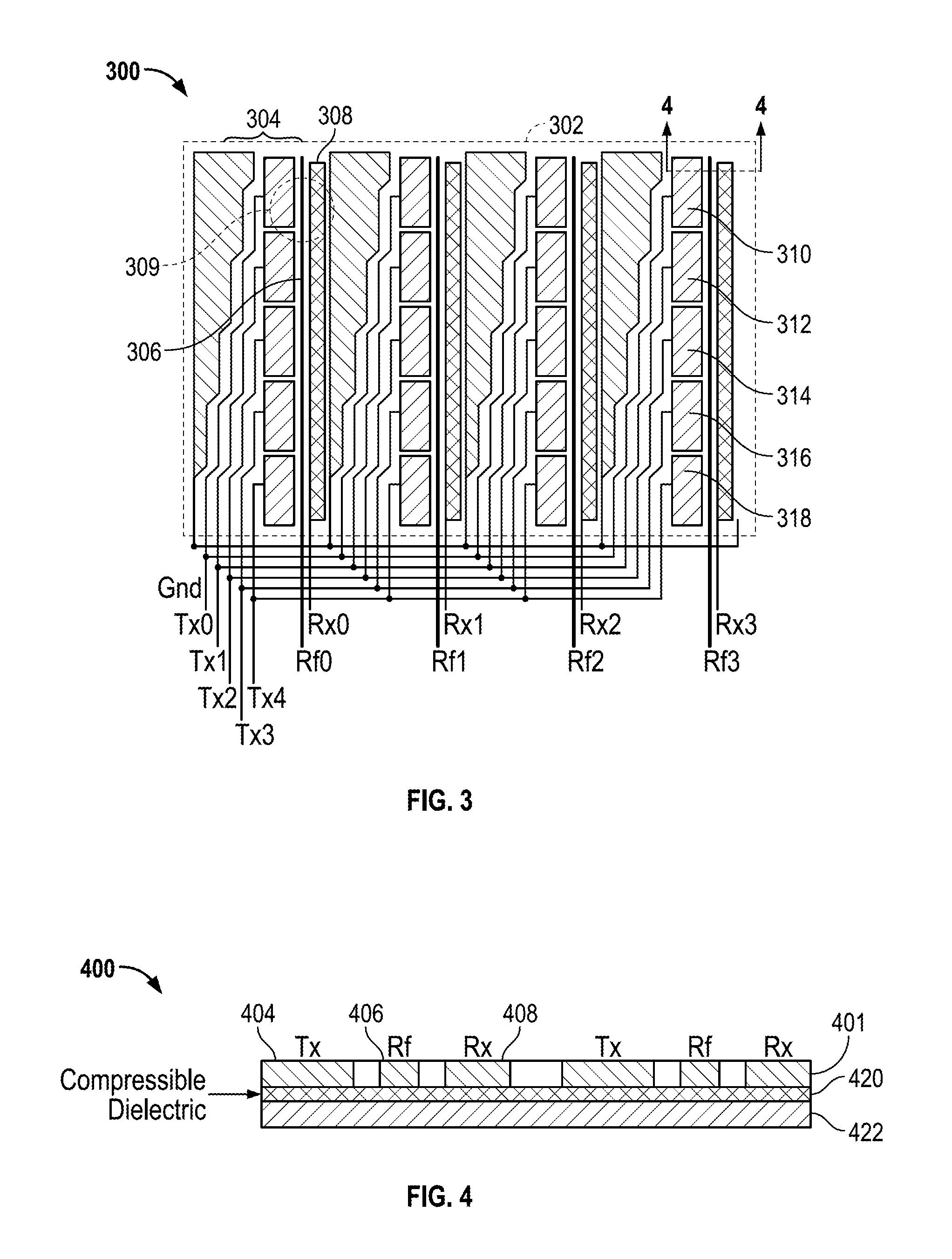 Device and method for localized force and proximity sensing