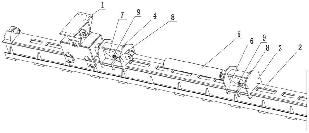 Self-walking device and method for lining trolley