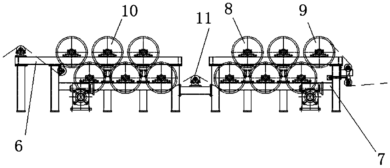 Polyester cloth high-temperature setting device