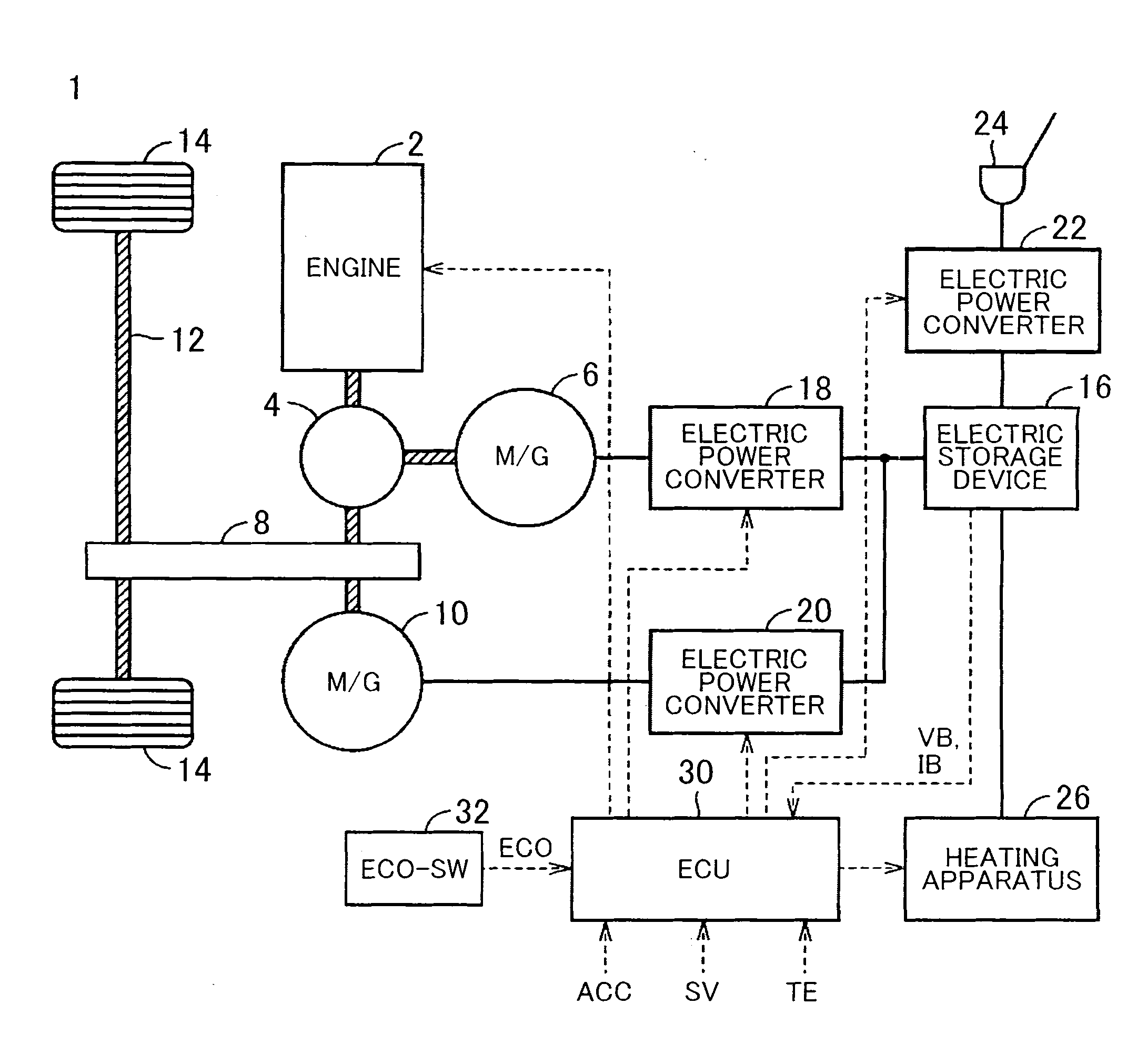 Hybrid vehicle and method for controlling same