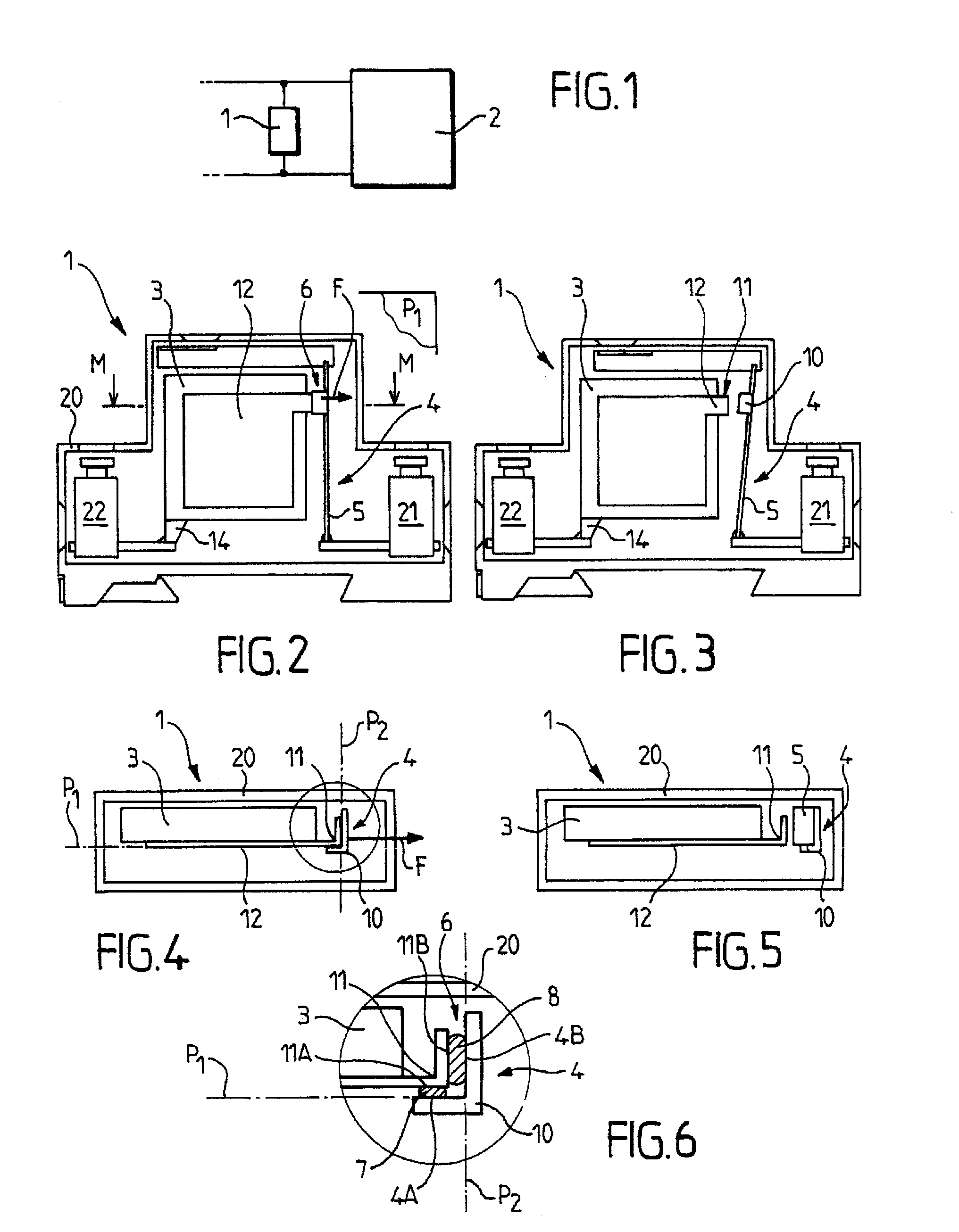 Overvoltage protection device with dual contact surface thermal disconnector