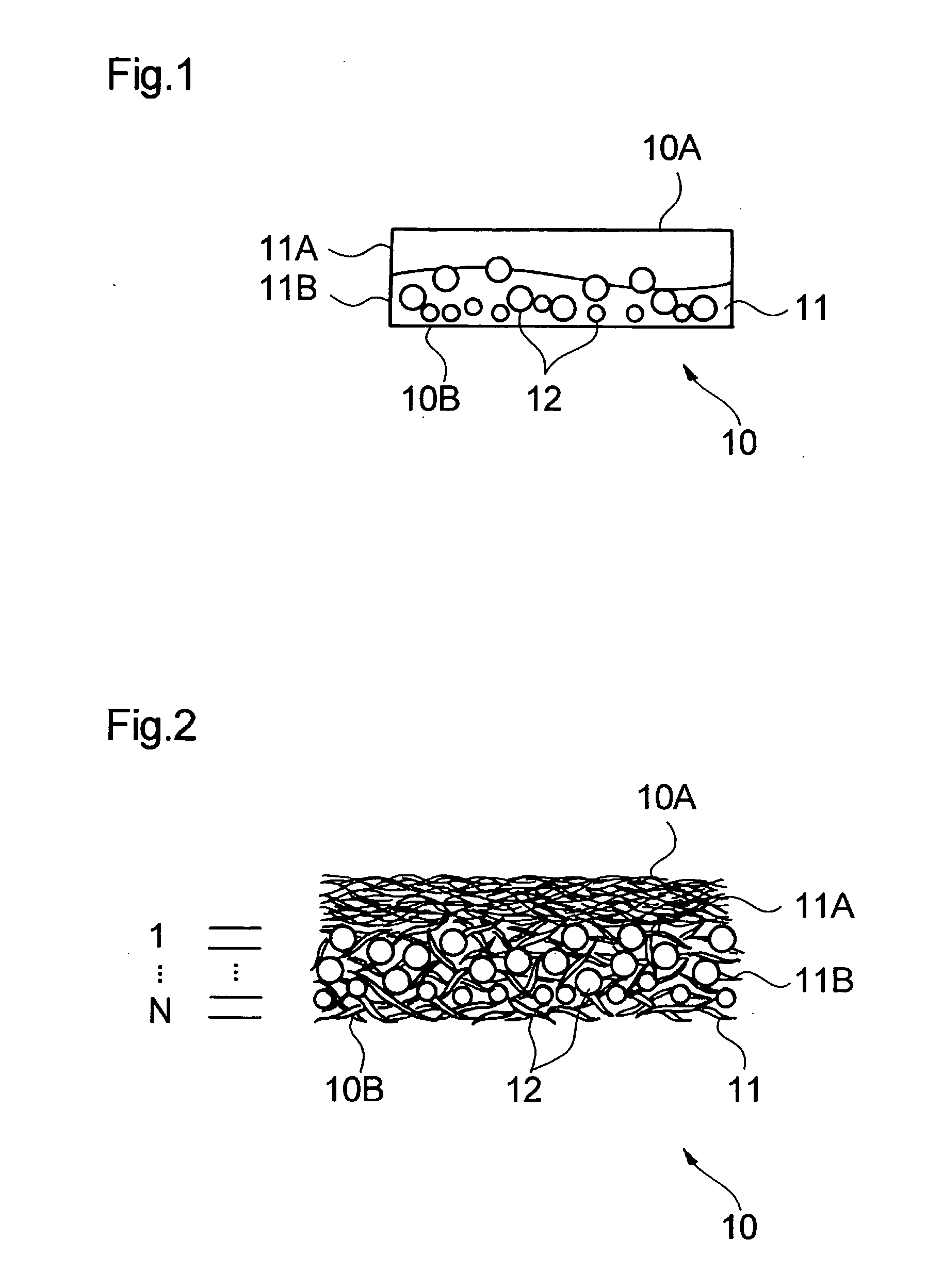 Absorbent sheet and absorbent article using the same