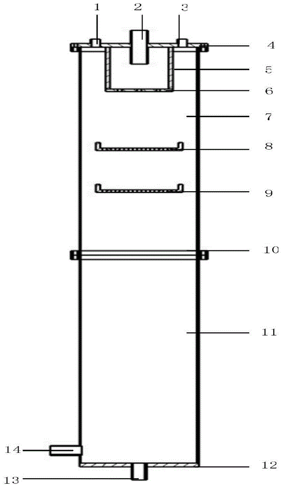 A water tunnel degassing device