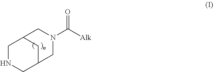 Sub-type selective amides of diazabicycloalkanes