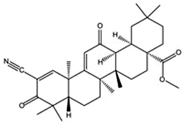 Application of badoxolone methyl in preparation of medicine for preventing and treating osteoarthritis