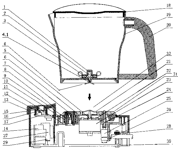 Milk foam kettle and method thereof