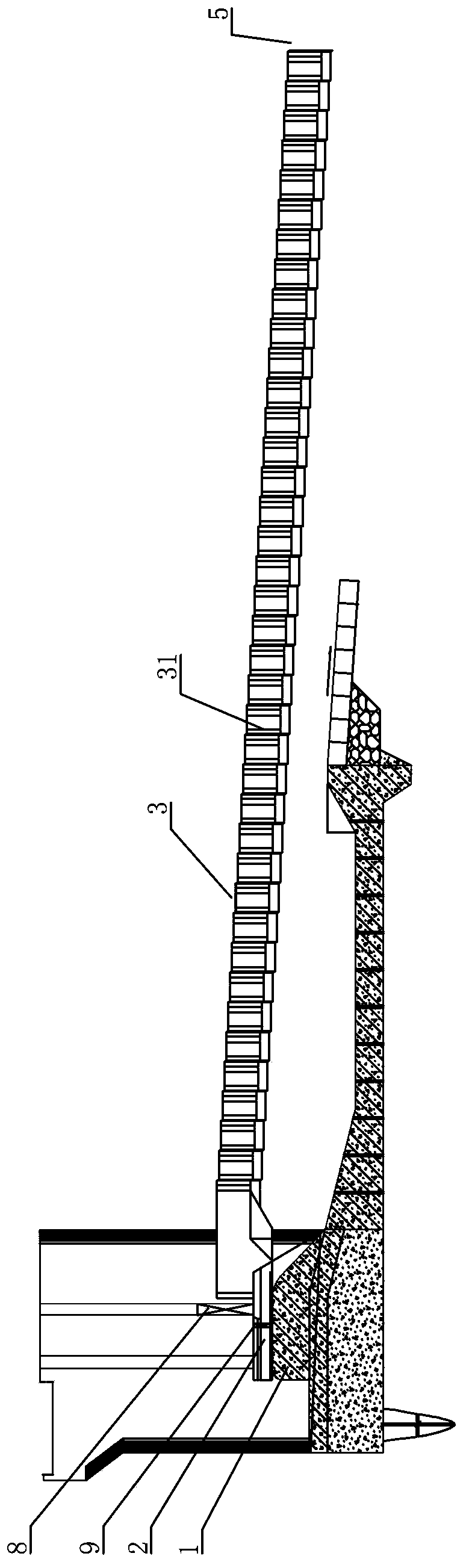 Fish passageway and fish passageway building method for low-waterhead dam