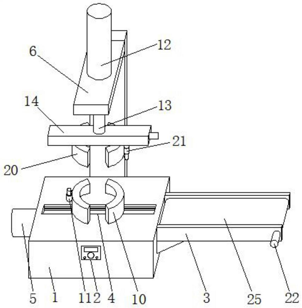 Press fitting equipment for automobile shock absorber machining