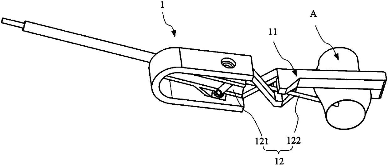 Laparoscopic surgical instrument and laparoscopic surgery device