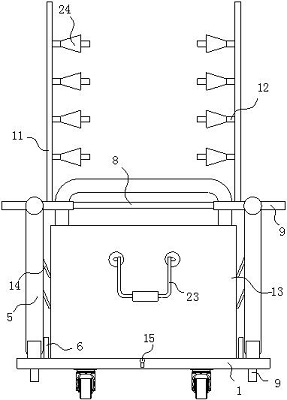 A light construction material delivery device